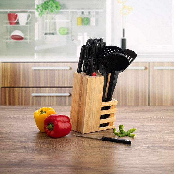 Set Coltelli da Cucina e Supporto Quid Anayet (12 pz)