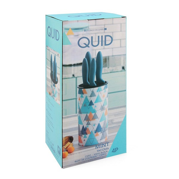 Set Coltelli da Cucina e Supporto Quid Mint (4 pz)