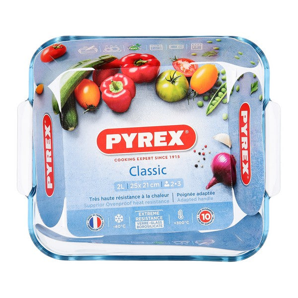 Pirofila Pyrex Classico Vetro (21 x 21 cm)