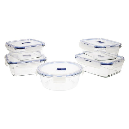 Set di contenitori per il pranzo Luminarc Pure Box Active (5 pezzi) Crystal (5)