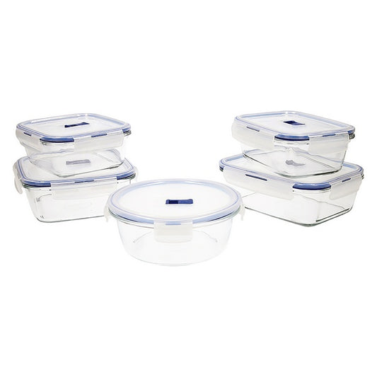 Set di contenitori per il pranzo Luminarc Pure Box Active (5 pezzi) Crystal (5)