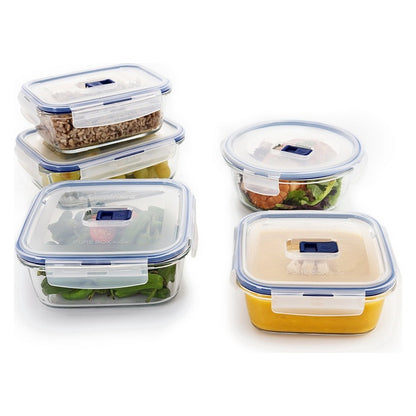 Set di contenitori per il pranzo Luminarc Pure Box Active (5 pezzi) Crystal (5)