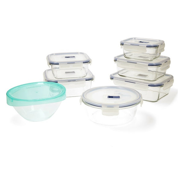 Set di contenitori per il pranzo Luminarc Pure Box Active (7 pezzi) Crystal (7 pezzi)