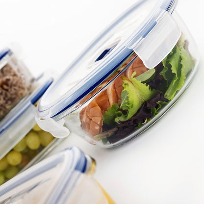 Set di contenitori per il pranzo Luminarc Pure Box Active (7 pezzi) Crystal (7 pezzi)