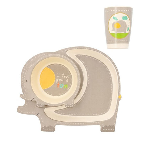 Stoviglie Quid Go Peques Bambù (3 pz)