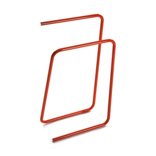 Free-Standing Towel Rack Orange Metal