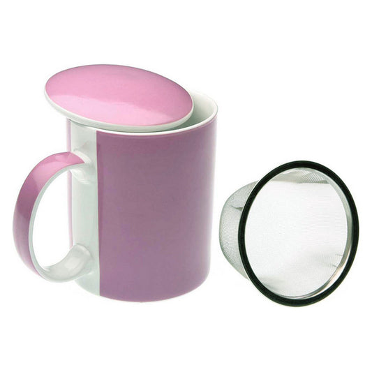 Tazza con Filtro Tè in Porcellana