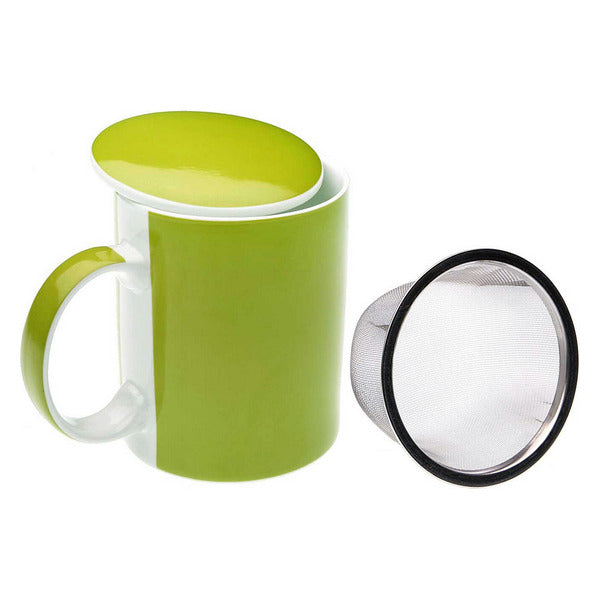 Tazza con Filtro Tè in Porcellana