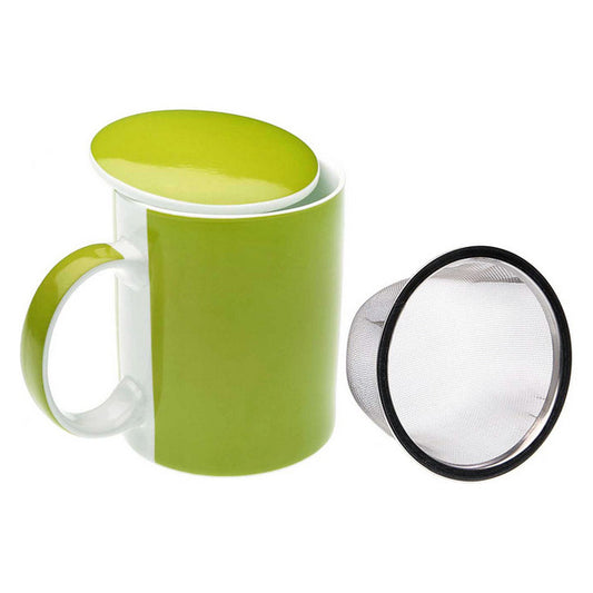 Tazza con Filtro Tè in Porcellana