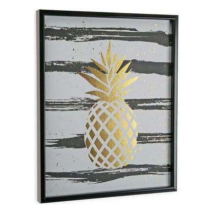 Quadro su tela (4 x 50 x 40 cm) Ananas