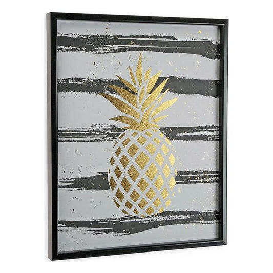 Quadro su tela (4 x 50 x 40 cm) Ananas