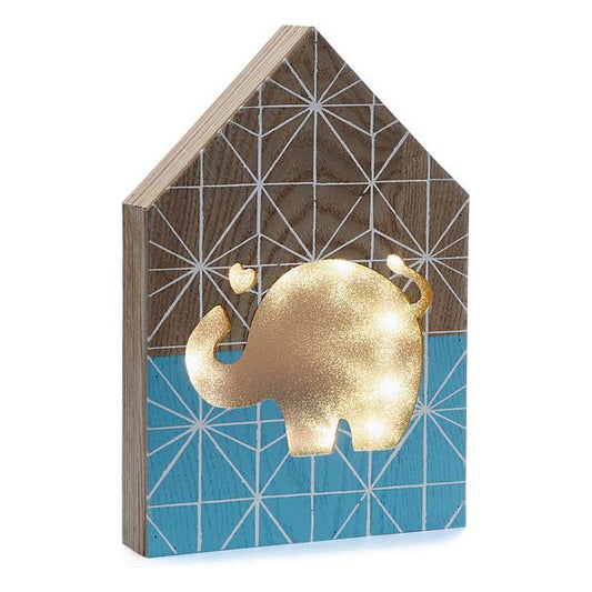 Decorative box Elephant Wood (3,5 x 25 x 17 cm)