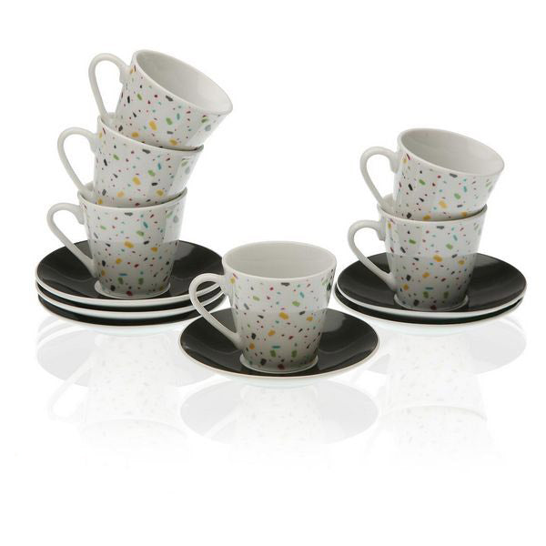 Set Tazzine da Caffè in Porcellana Terrazzo (6 Pezzi)