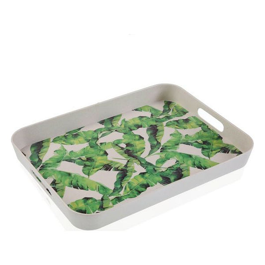 Vassoio Foglie Fibra Di Bambù (31 x 4 x 41 cm)