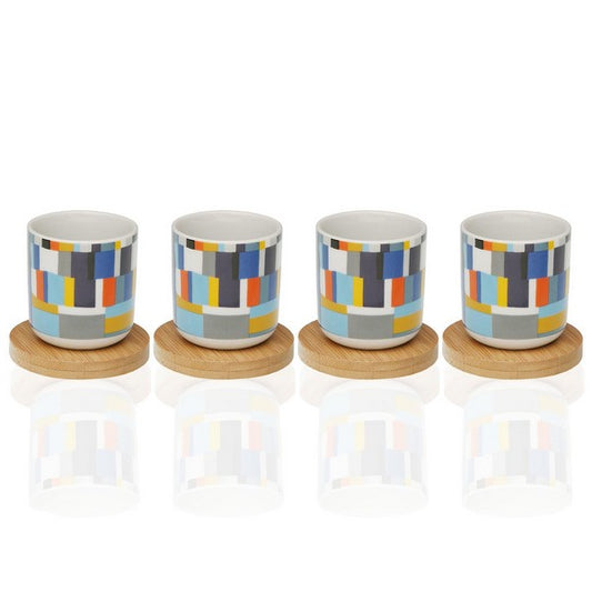 Set Tazzine Caffè Pezzo Etna Bamboo Porcellana (4 pz)