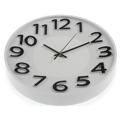 Wall Clock Plastic (4,3 x 30 x 30 cm)