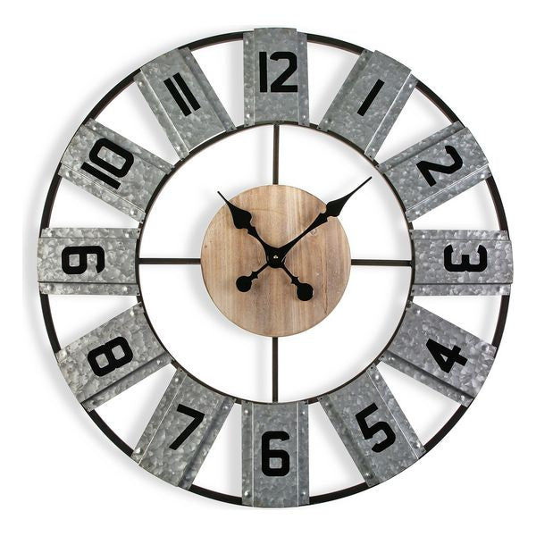 Orologio da parete in metallo (5,5 x 80 x 80 cm)