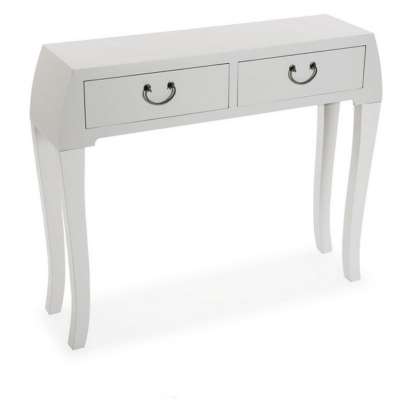 Tavolo da ingresso con 2 cassetti Legno MDF/Abete (25 x 80 x 97 cm)