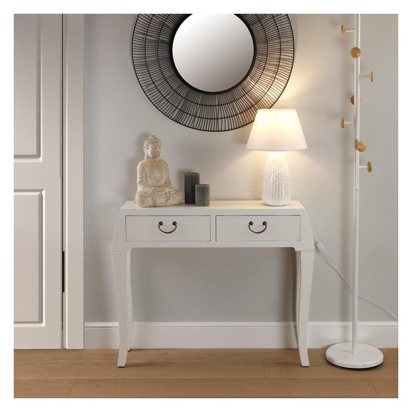 Tavolo da ingresso con 2 cassetti Legno MDF/Abete (25 x 80 x 97 cm)