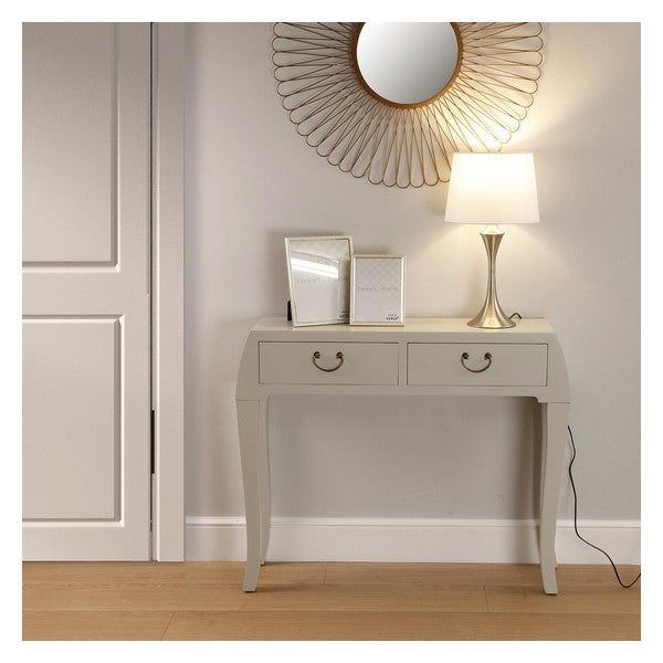 Tavolo da ingresso con 2 cassetti Legno MDF/Abete (25 x 80 x 97 cm)