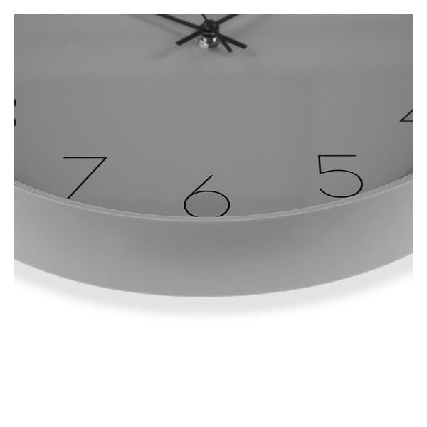 Wall Clock Plastic (6,7 x 35,4 x 35,4 cm) Grey