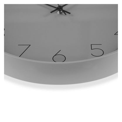 Wall Clock Plastic (6,7 x 35,4 x 35,4 cm) Grey