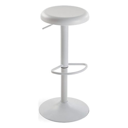 Sgabello Zena Acciaio (35 x 81,5 x 35 cm) Bianco