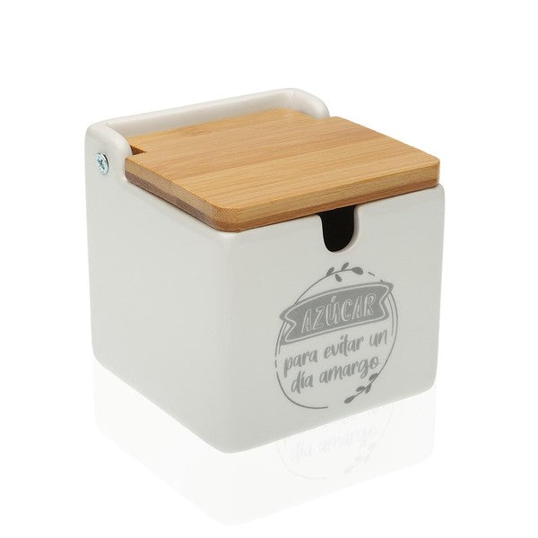 Sugar Bowl Ceramic Bamboo