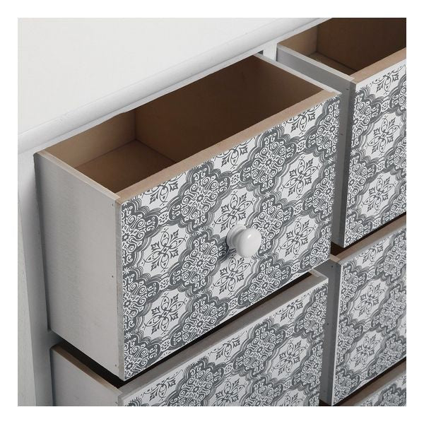 Cassettiera Blu MDF Legno 6 cassetti (29 x 64 x 54 cm)
