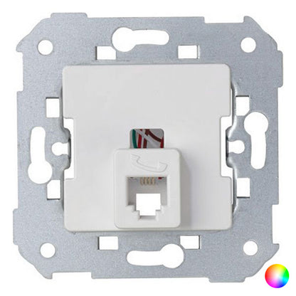 Copripresa RJ11 Ledkia SIMON 82 75480 Alluminio PC
