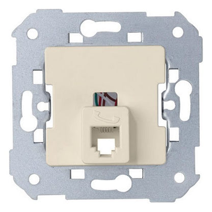 Copripresa RJ11 Ledkia SIMON 82 75480 Alluminio PC