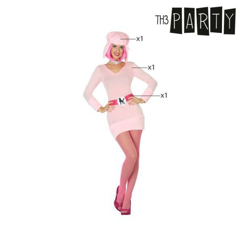 Costume per adulto Cane Rosa