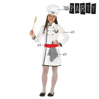 Costume da Cuoca per Bambini Donna 4 pz