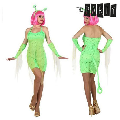 Costume per Adulti Sexy alieno Verde (4 Pezzi)