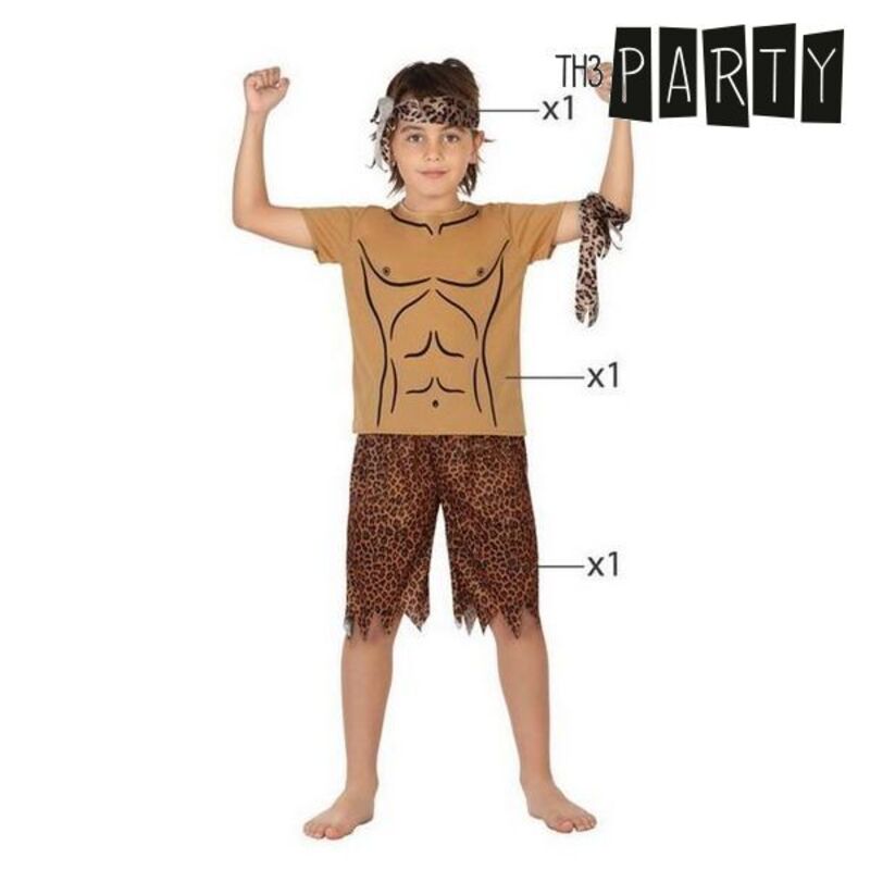 Costume per Bambino Uomo della Giungla (4 Pezzi)