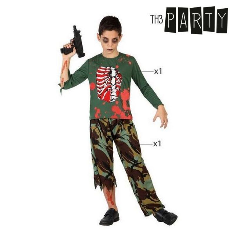 Costume per Bambini Soldato Zombie (2 Pezzi)