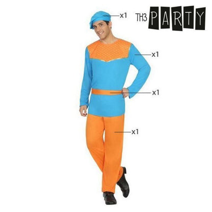Costume for Adults Haystack Blue 4 pcs