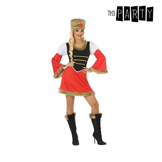 Costume per Adulti Donna Russa Rosso (2 pz)