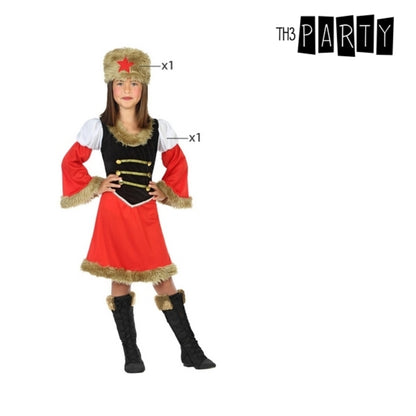 Costume per Bambini Donna Russa (2 pz)