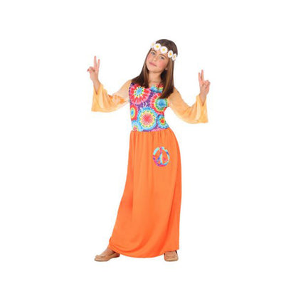 Costume per Bambini Hippie Arancione (1 Pz)