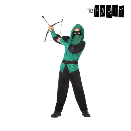 Costume per Bambini Arciere Maschio Verde (5 Pz)