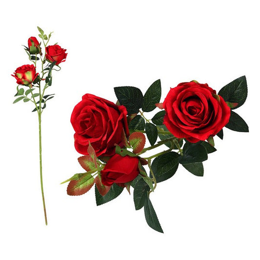 Stelo di 5 Rose 113199 Rosse (60 Cm)