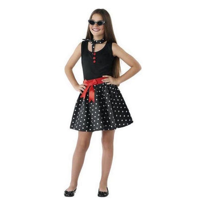 Costume per Bambini Anni '60 Nero