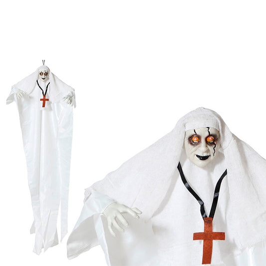 Decorazioni di Halloween Suora raccapricciante