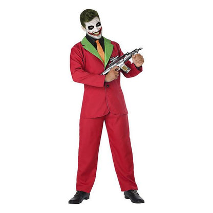 Costume per Adulto Pagliaccio Joker Joker Rosso