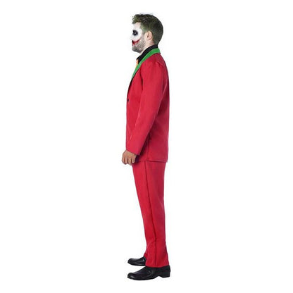 Costume per Adulto Pagliaccio Joker Joker Rosso