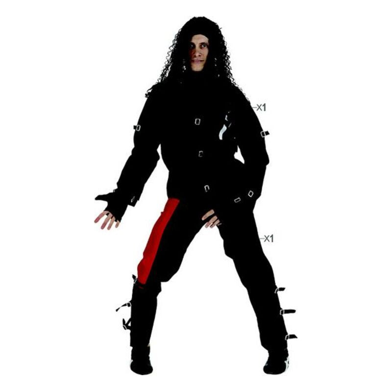Costume for Adults 110866 Pop Star Black (2 pcs)