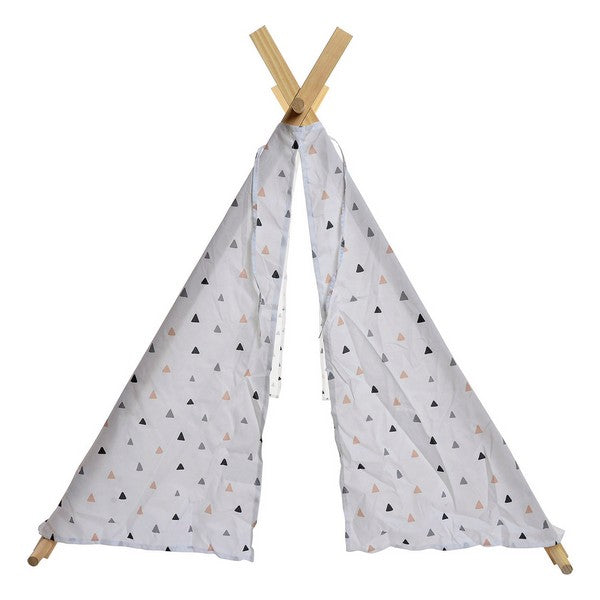 Tenda DKD Home Decor Cotone Legno Unicorno (110 x 110 x 106 cm)
