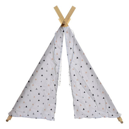 Tenda DKD Home Decor Cotone Legno Unicorno (110 x 110 x 106 cm)