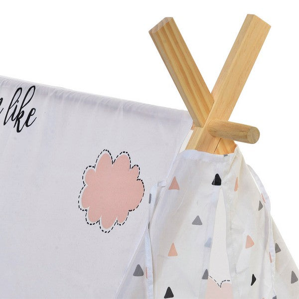Tenda DKD Home Decor Cotone Legno Unicorno (110 x 110 x 106 cm)